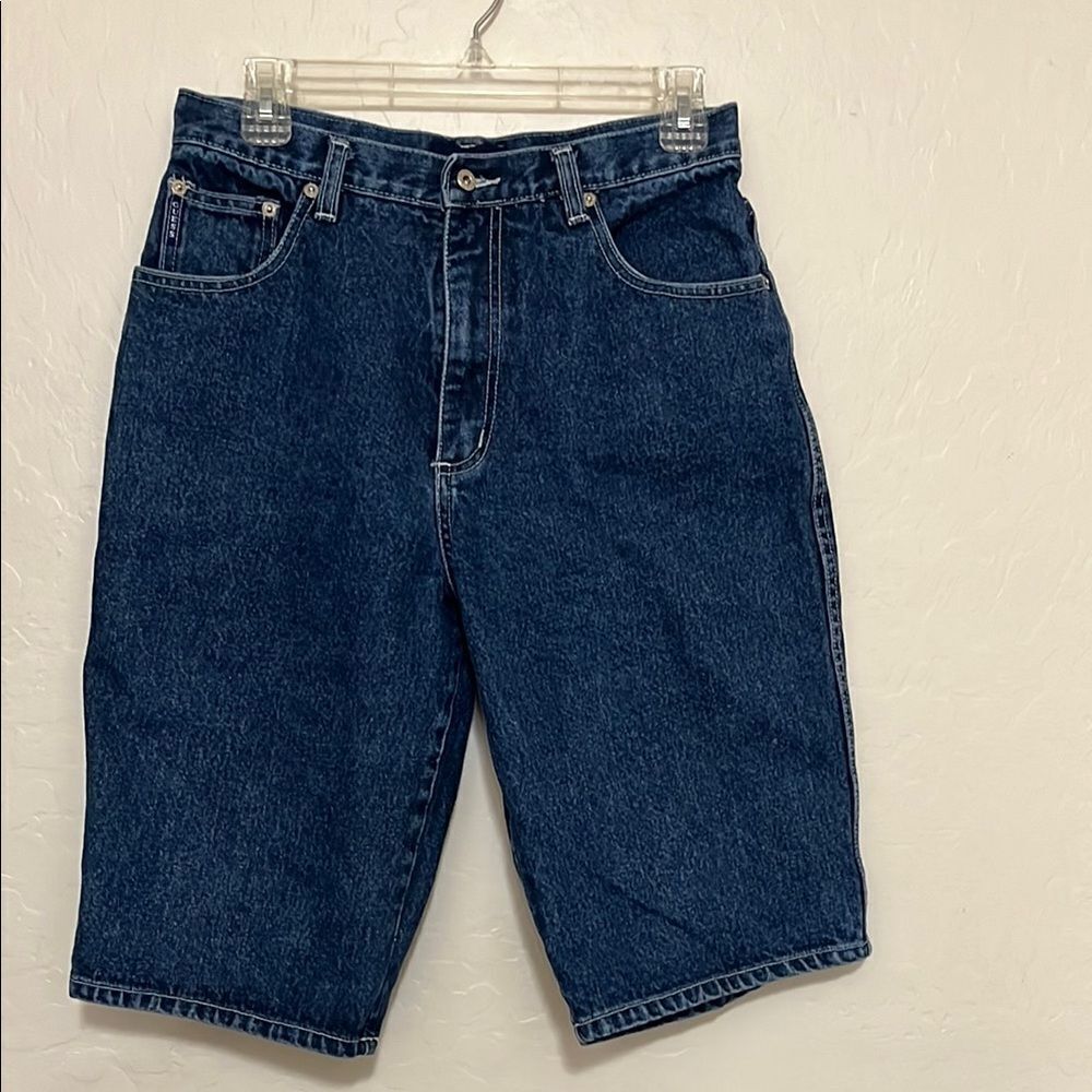 Vintage Guess Distressed Blue Denim Shorts